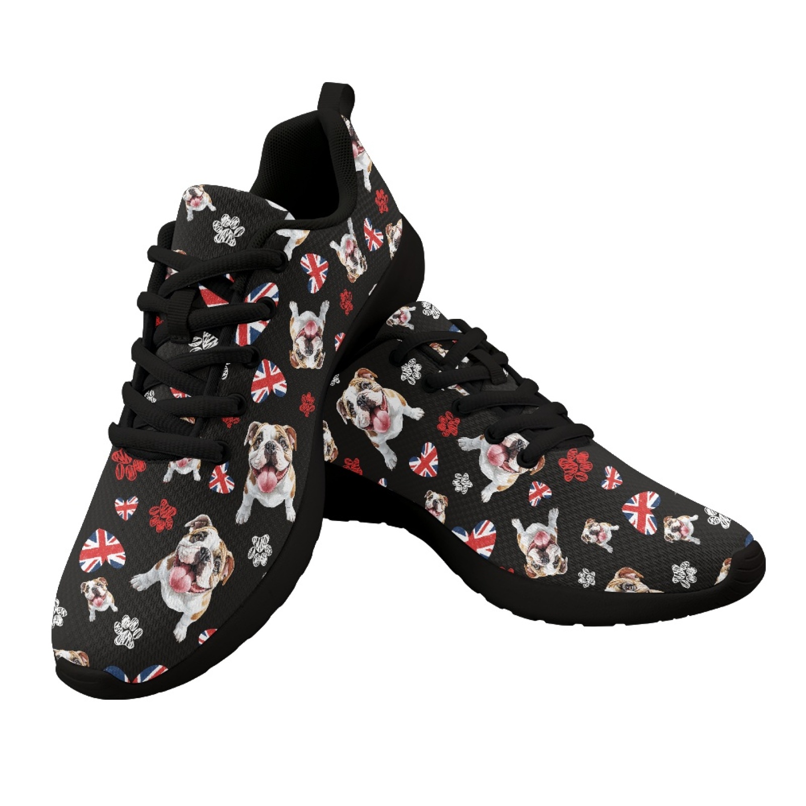 UK Pug Dog Pattern Summer Mesh - огляд і ціна Men Shoes Uk