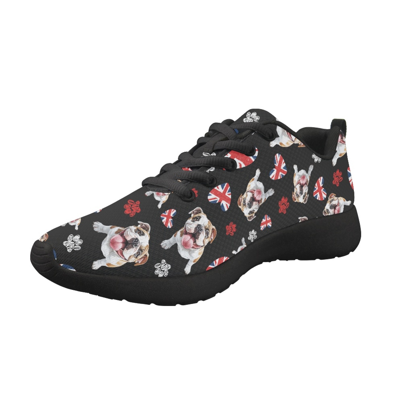 UK Pug Dog Pattern Summer Mesh - огляд і ціна Men Shoes Uk