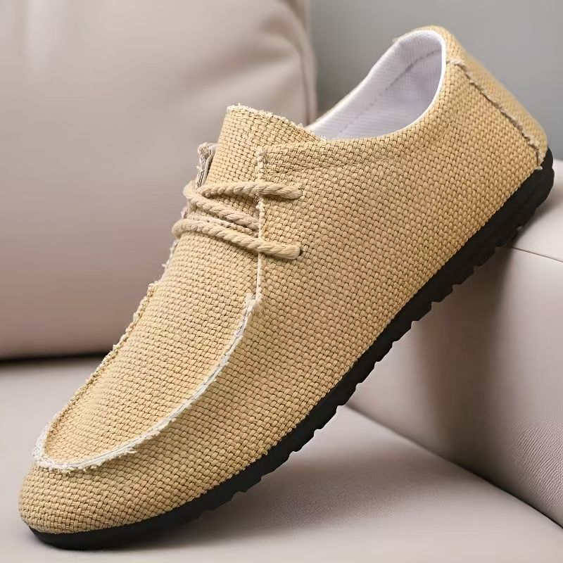 Men Big Size Lace Up Canvas Sh - огляд і ціна Men'S Shoes For Work