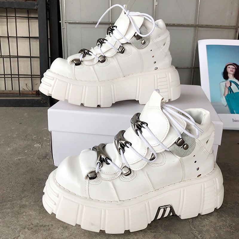 2026 Women Goth Leather Heavy  - огляд і ціна Men'S Shoes Qn